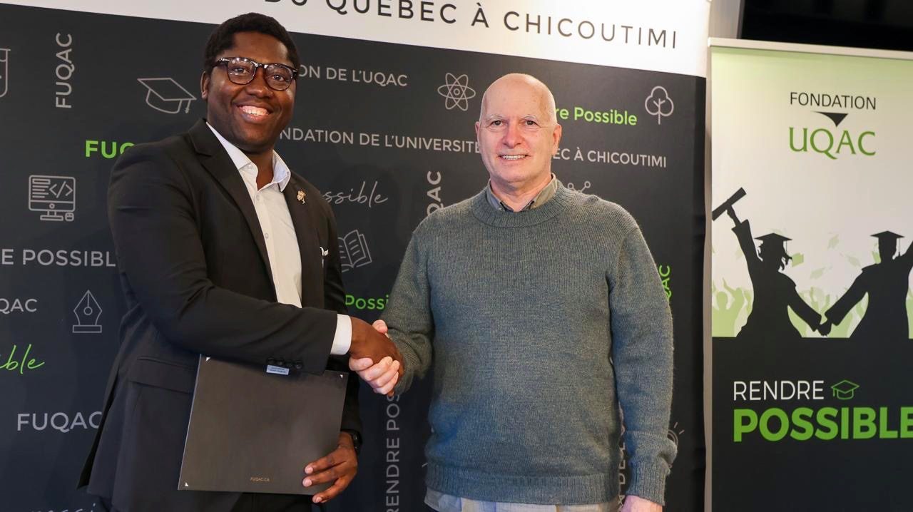 Remise de bourse de la Fondation de l’UQAC